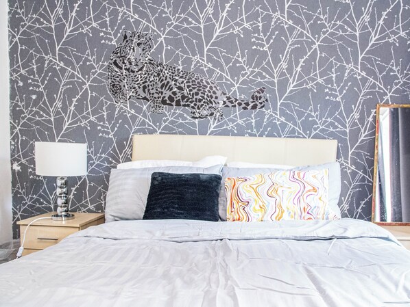 1 soverom, strykejern/-brett, reiseseng for barn og wi-fi