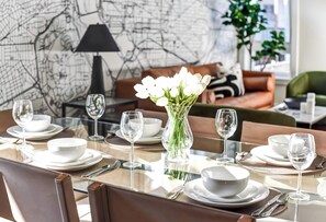 Dining - Luxury DC-Themed 6BR + Parking | 2 Blocks to Metro (Washington)