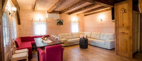 TV, fireplace, DVD player