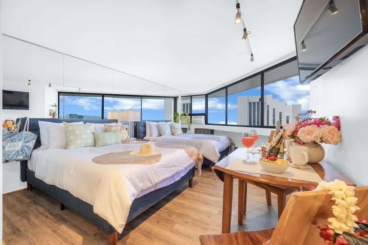 1 chambre, fer et planche à repasser, Wi-Fi, literie fournie