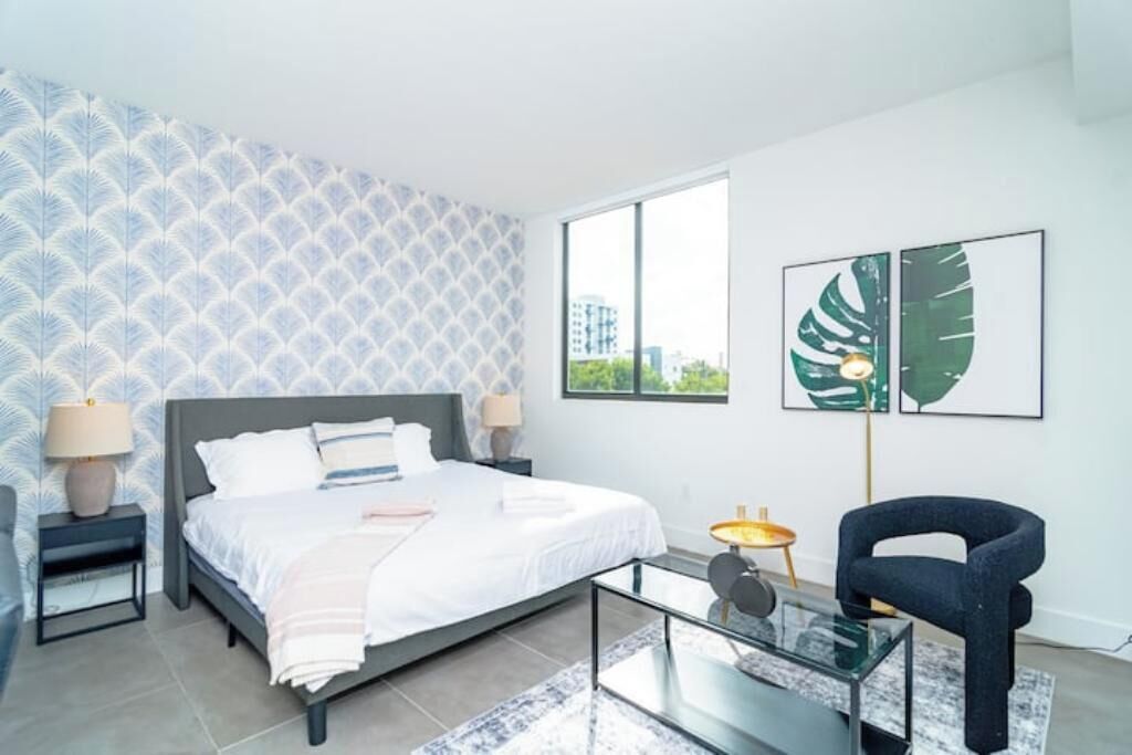 1 soverom, strykejern/-brett, wi-fi og sengetøy