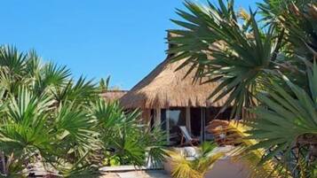 Majoituspaikan julkisivu