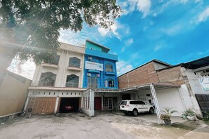 Façade de l’hébergement