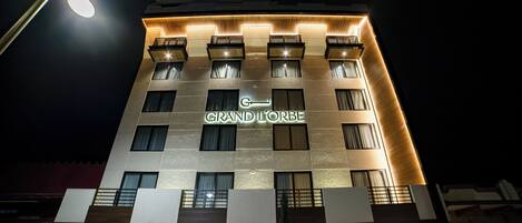 Overnatningsstedets facade