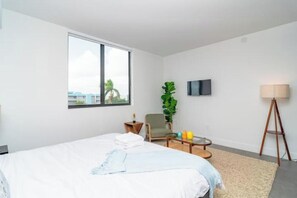 1 bedroom, iron/ironing board, travel crib, free WiFi