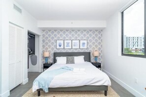 1 bedroom, iron/ironing board, travel crib, free WiFi