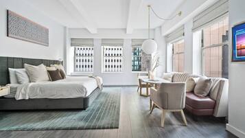 1 habitación, escritorio, tabla de planchar con plancha y wifi