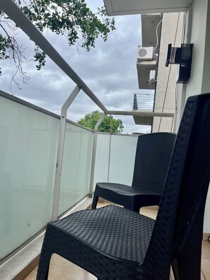 Terrace/patio - Charming building in pleasant Rosario with WiFi, AC (Rosario)