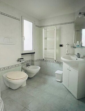Shower, hair dryer, bidet, towels - Gorgeous Villa Zoagli (Zoagli)