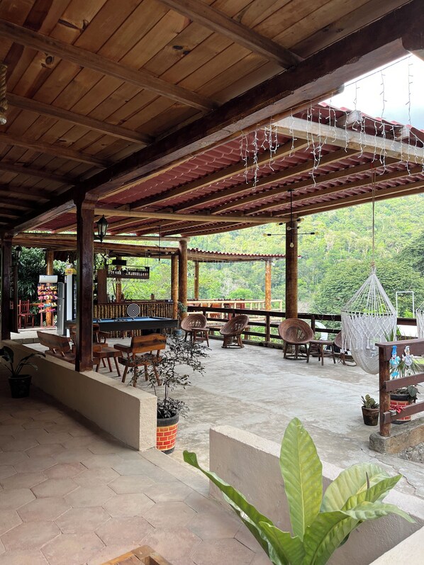Living area - Finca Pie de Luna (Pluma Hidalgo)