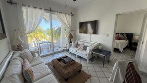 Smart TV, books, stereo, computer monitors