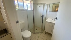 Shower, hair dryer