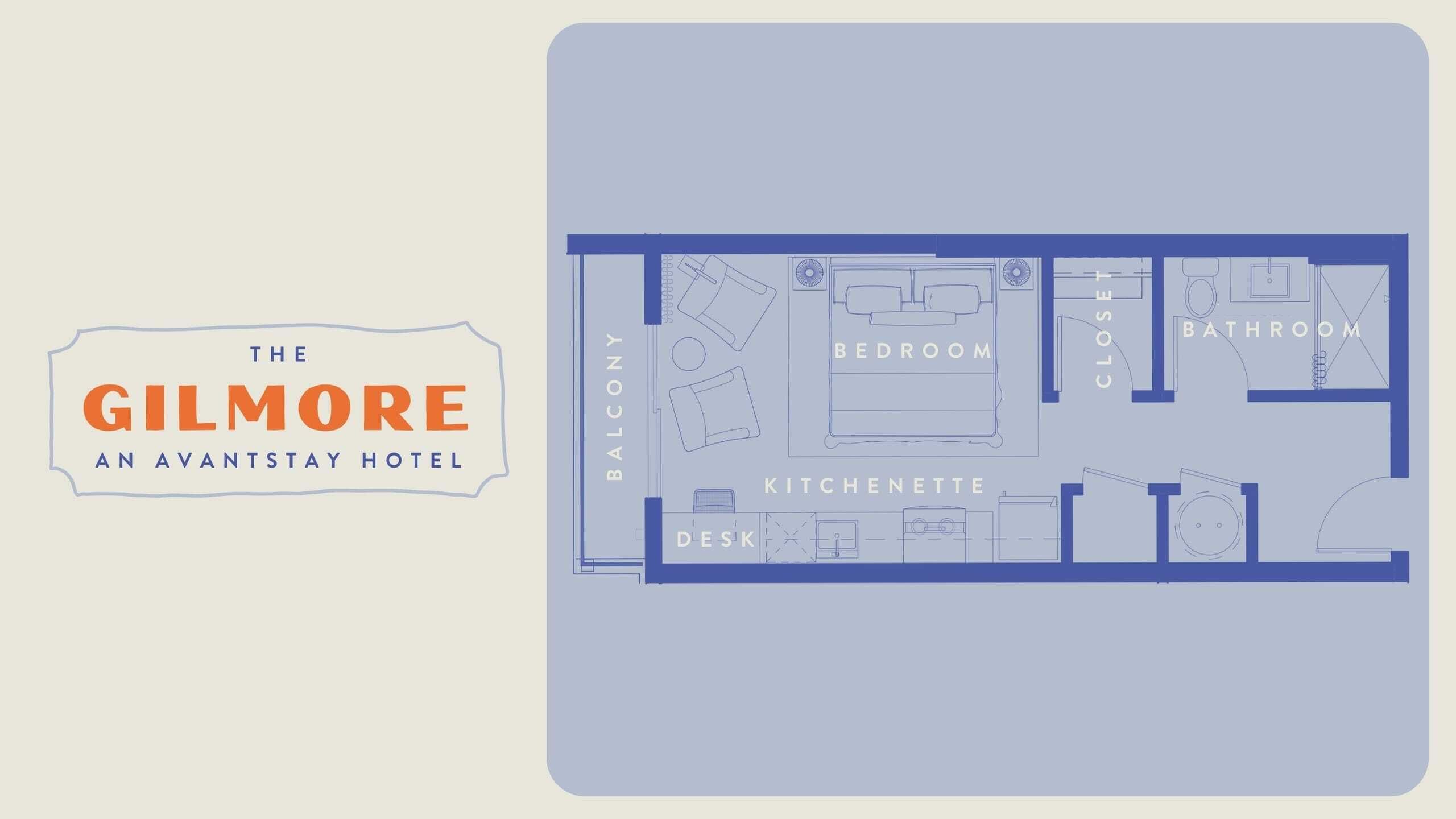 Habitación Deluxe, balcón (King) | Plano
