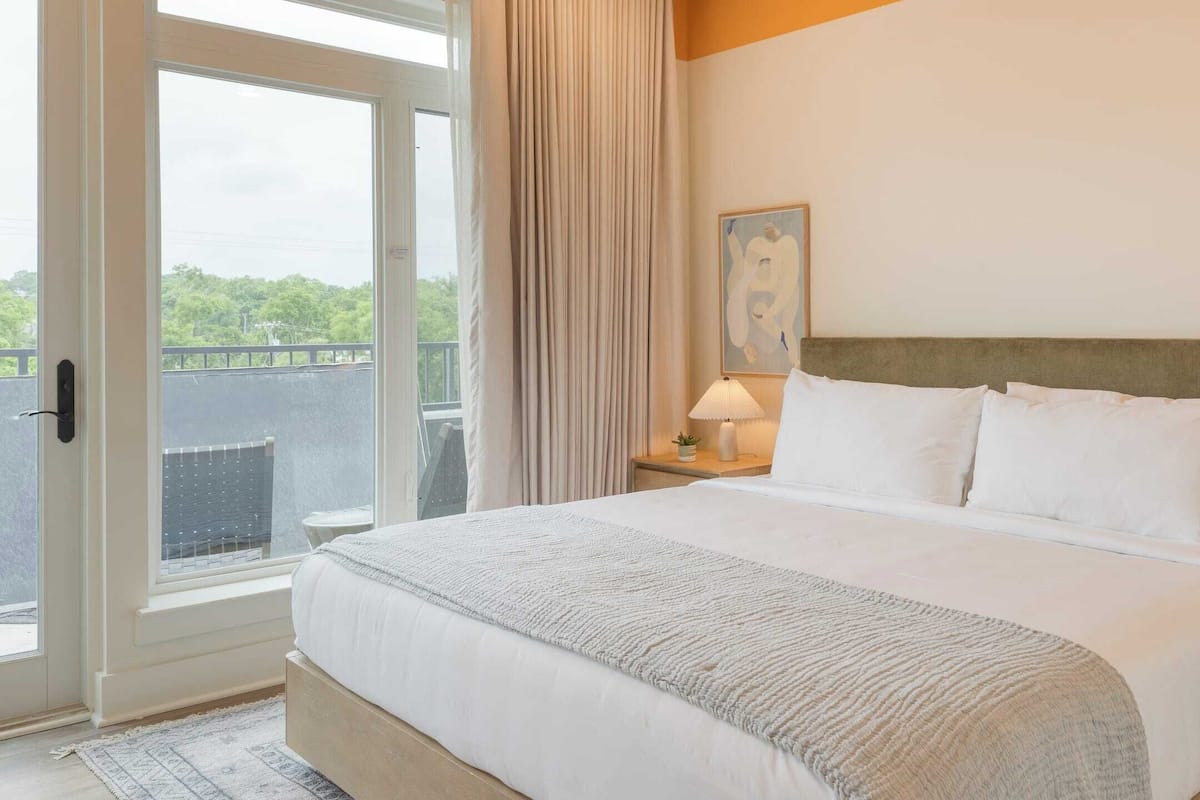 Apartamento (2 Bedrooms) | 2 quartos, roupas de cama premium, espaço de trabalho para notebook