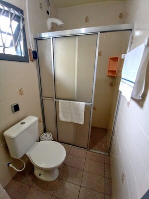 Shower, toilet paper