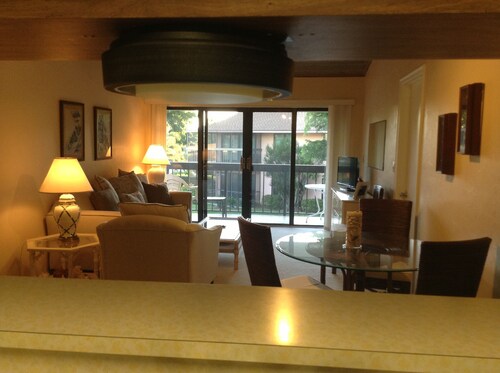 Perfect for Sunset Cocktails on your private Marco Island second-story Lanai.   