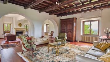 Télévision, cheminée