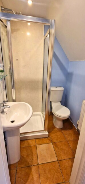 Free toiletries, hair dryer, soap, shampoo