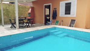 Pool - Swimming pool | Barbecue | Gourmet area - Iguape/SP (Rocio Iguape)