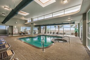 Indoor pool, a heated pool
