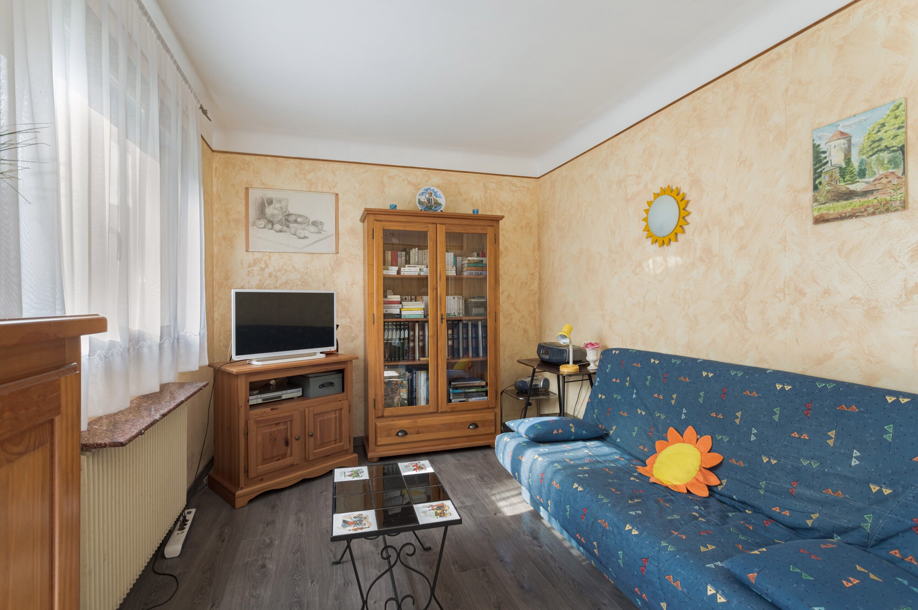 TV, DVD player, stereo