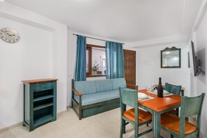 Dining - Holidays 'Las Flores 1D' with Shared Pool and Wi-Fi (Las Americas)