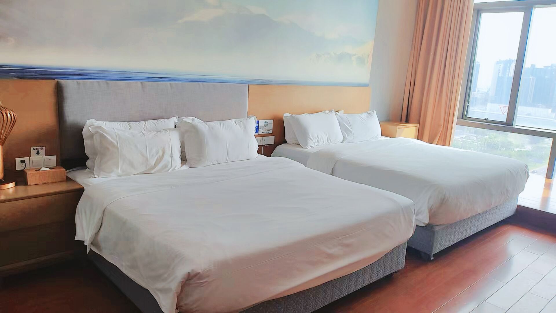 Executive Twin Room, City View | Laptop workspace, soundproofing, free WiFi, bed sheets