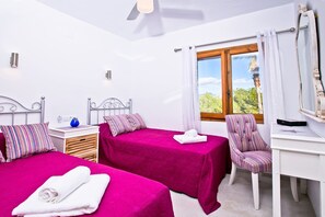 3 habitaciones, wifi y ropa de cama