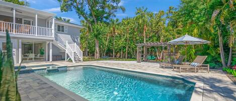 Una piscina climatizada