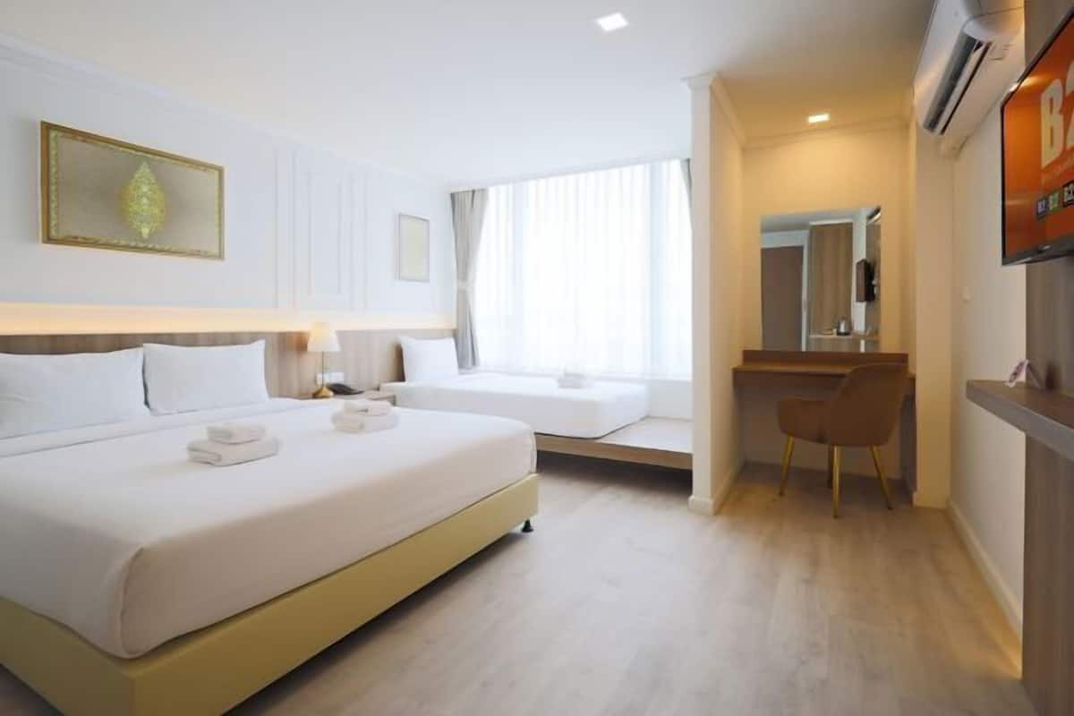 Cofres nos quartos, Wi-Fi de cortesia, roupa de cama
