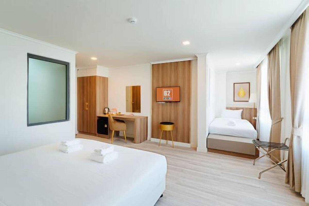 Cofres nos quartos, Wi-Fi de cortesia, roupa de cama