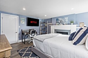 1 habitación, escritorio, wifi y ropa de cama 