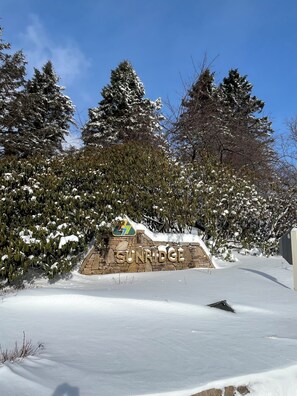 Property grounds - Mountain View Escape - 1BR Ski-in/out Rustic Condo (Champion)