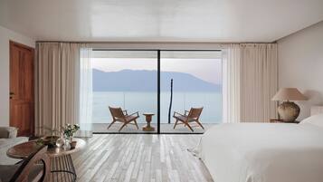 Habitación doble panorámica, vista al mar | Wifi gratis