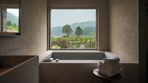 Basic Double Room, 1 King Bed, Mountain View | Free WiFi, bed sheets