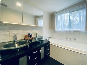 Towels, soap, toilet paper