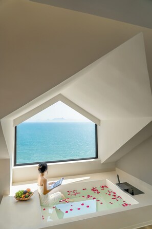 Chambre Double Classique, salle de bains privée, vue océan | Salle de bain