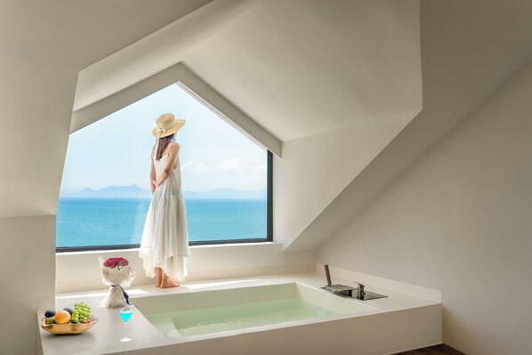 Chambre Double Classique, salle de bains privée, vue océan | Salle de bain