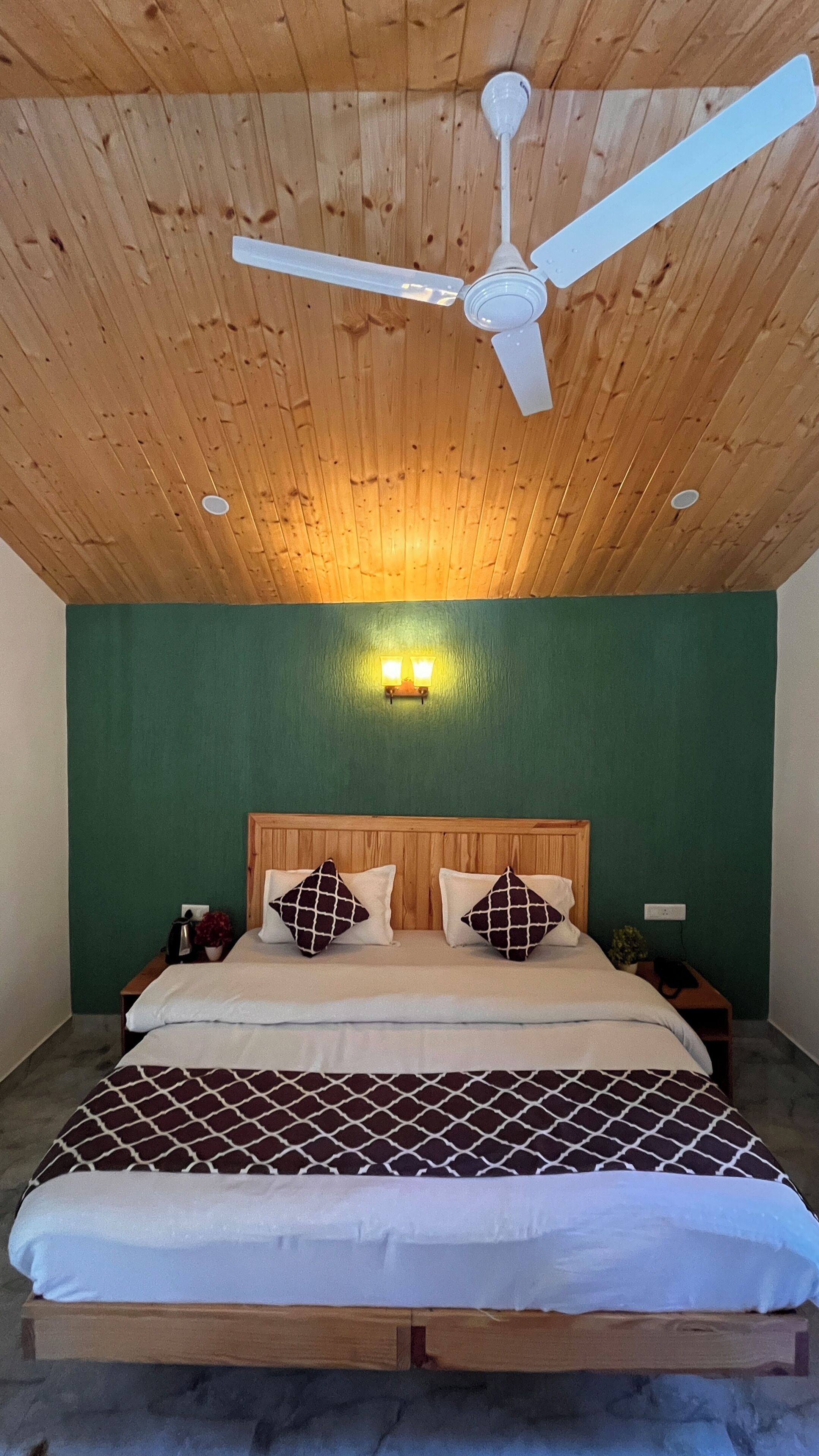 Casa de campo premium, 1 cama Queen, para não fumantes, vista para o rio | 1 quarto, roupas de cama de algodão egípcio, roupas de cama premium