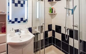 Shower, hair dryer