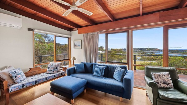 Fernseher, Kamin, DVD-Player