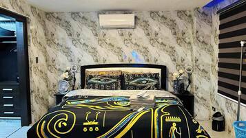 1 bedroom, iron/ironing board, bed sheets