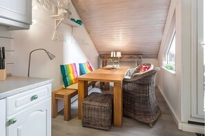 Dining - Apartment 'Am Alten Rathaus' with Balcony and Wi-Fi (Norderney)