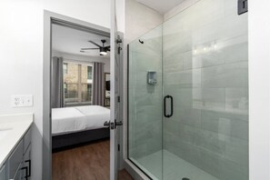 Shower, hair dryer