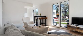 Top Loft Apartment with Private Terrace, Shared Garden, and Wi-Fi