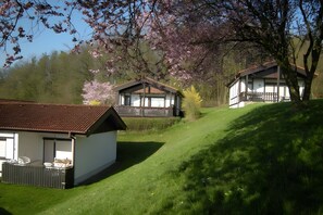 Exterior - Holiday Apartment 'Rhön-Antik' with Mountain View, Shared Pool and Wi-Fi (Dipperz)