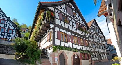 Ferienwohnung 'Im Strumpfweberhaus' mit Privatterrasse und Wi-Fi