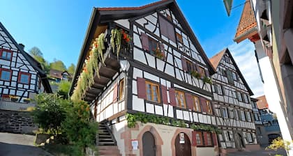 Ferienwohnung 'Im Strumpfweberhaus' mit Privatterrasse und Wi-Fi