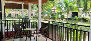 Standard Double Room, Balcony, Garden View | Terrace/patio