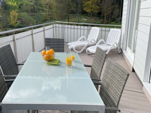 Vacation home Hirschle -Sauna, dogs, 3 bedrooms, 8 persons